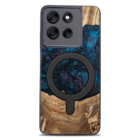 mini: Etui Bewood Unique do Motorola G86 5G - Planets - Neptun z MagSafe (1)