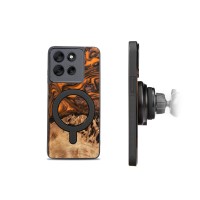 mini: Etui Bewood Unique do Motorola G86 5G - Orange z MagSafe (2)