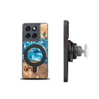 mini: Etui Bewood Unique do Motorola Edge 70 - Planets - Uran z MagSafe (2)