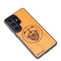 mini: Drewniane Etui Bewood do Samsung Galaxy S26 Ultra NIEDŹWIEDŹ MERBAU (3)
