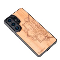 mini: Drewniane Etui Bewood do Samsung Galaxy S26 Ultra MANDALA JABŁOŃ (3)