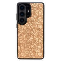 mini: Drewniane Etui Bewood do Samsung Galaxy S26 Ultra KWIATY POLNE ANIEGRE (1)
