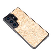 mini: Drewniane Etui Bewood do Samsung Galaxy S26 Ultra KALENDARZ AZTECKI ANIEGRE (3)