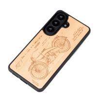 mini: Drewniane Etui Bewood do Samsung Galaxy S26 Plus HARLEY PATENT ANIEGRE (3)