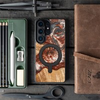 mini: Etui Bewood Unique do Samsung Galaxy S26 Ultra - Planets - Wenus z MagSafe (3)