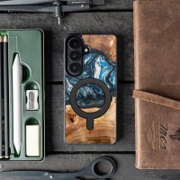 mini: Bewood Resin Case for Samsung Galaxy S26 - Planets - Earth with MagSafe (3)