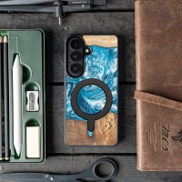 mini: Etui Bewood Unique do Samsung Galaxy S26 - Planets - Uran z MagSafe (3)