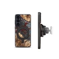 mini: Etui Bewood Unique do Samsung Galaxy S26 Plus - Planets - Pluton z MagSafe (2)