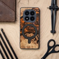 mini: Etui Bewood Unique do Xiaomi Redmi Note 15 Pro Plus 5G - Orange z MagSafe (3)