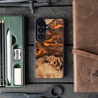mini: Bewood Resin Case for Samsung Galaxy A37 5G - Orange (2)