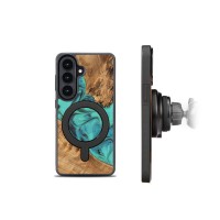 mini: Etui Bewood Unique do Samsung Galaxy A37 5G - Turquoise z MagSafe (2)