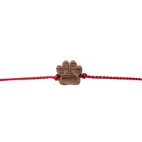 mini: Bewood Happiness Bracelet – Paw – Red (2)