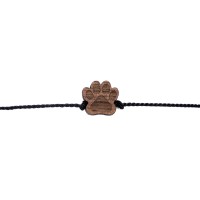 mini: Bewood Happiness Bracelet – Paw – Black (2)