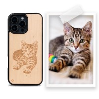 mini: Personalized Wooden Case - Own Engraving - Photo (9)