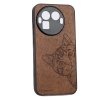 mini: Drewniane Etui Bewood do Realme GT 8 Pro CAT LOVER IMBUIA (2)