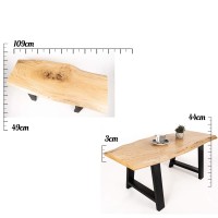 mini: Stolik kawowy Bewood Live Edge - Dąb - #7 (5)