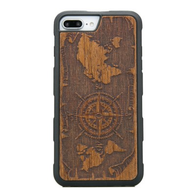 Picture for: Apple iPhone 6/6s/7/8 Plus Compass Merbau Wood Case HEAVY