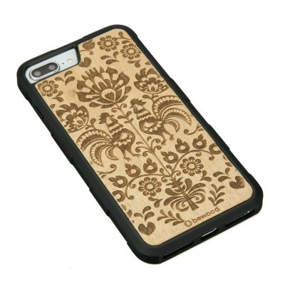 Obrazek 2 dla: Drewniane Etui iPhone 6/6s/7/8 Plus POLSKI FOLK ANIEGRE HEAVY