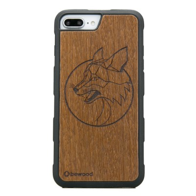 Picture for: Apple iPhone 6/6s/7/8 Plus Fox Merbau Wood Case HEAVY