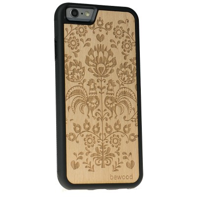 Obrazek 2 dla: Drewniane Etui iPhone 6 Plus / 6s Plus POLSKI FOLK ANIEGRE