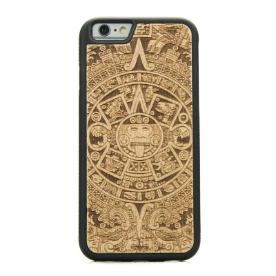 Picture for: Apple iPhone 6 Plus / 6s Plus  Aztec Calendar Anigre Wood Case