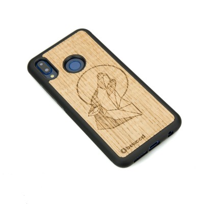 Picture 2 for: Huawei P20 Lite Wolf Oak Wood Case