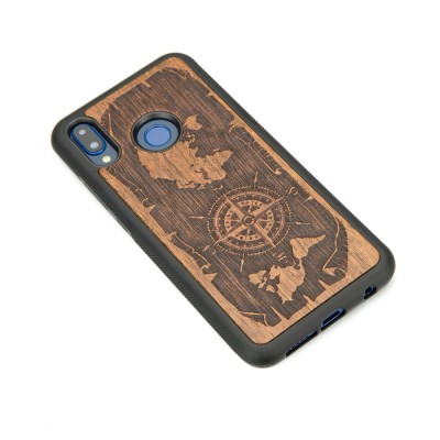 Picture 2 for: Huawei P20 Lite Compass Merbau Wood Case