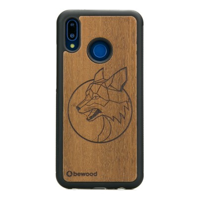 Picture for: Huawei P20 Lite Fox Merbau Wood Case