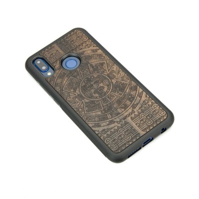 Picture 2 for: Huawei P20 Lite Aztec Calendar Ziricote Wood Case