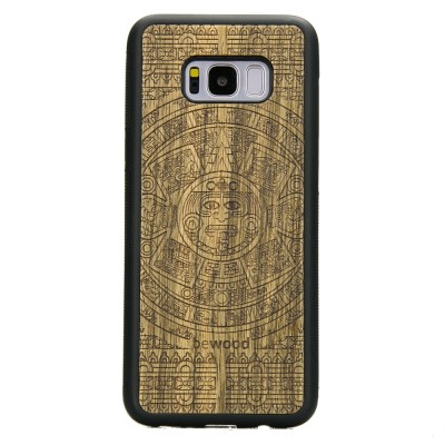 Picture for: Samsung Galaxy S8+ Aztec Calendar Frake Wood Case