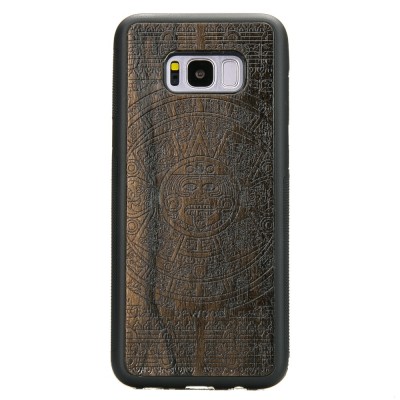 Obrazek dla: Drewniane Etui na Samsung Galaxy S8+ KALENDARZ AZTECKI ZIRICOTE