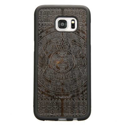 Obrazek dla: Drewniane Etui na Samsung Galaxy S7 Edge KALENDARZ AZTECKI ZIRICOTE