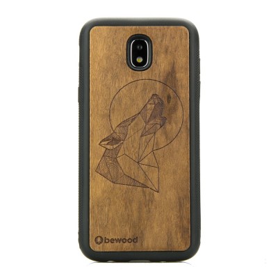 Obrazek dla: Drewniane Etui na Samsung Galaxy J7 2017 WILK IMBUIA