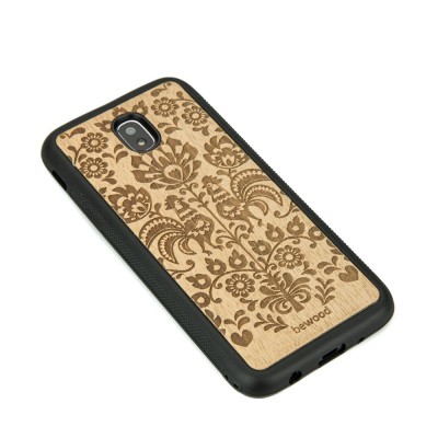 Obrazek 2 dla: Drewniane Etui na Samsung Galaxy J7 2017 POLSKI FOLK ANIEGRE