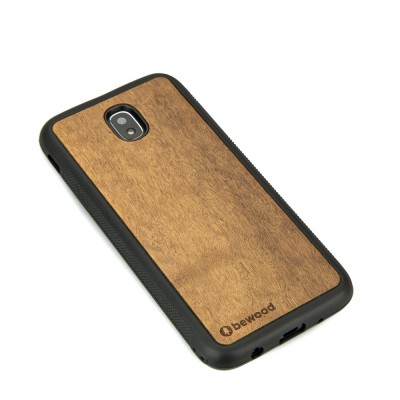 Obrazek 2 dla: Drewniane Etui na Samsung Galaxy J7 2017 IMBUIA