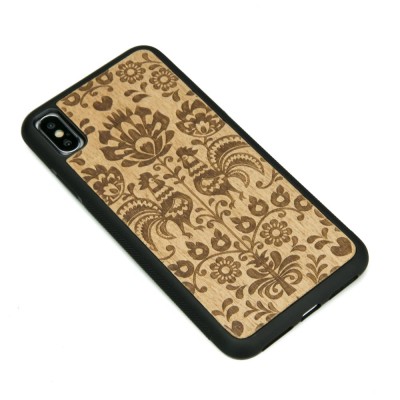 Obrazek 2 dla: Drewniane Etui iPhone XS Max POLSKI FOLK ANIEGRE