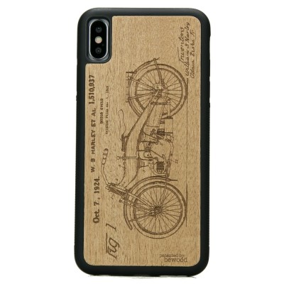 Obrazek dla: Drewniane Etui iPhone XS Max HARLEY PATENT ANIEGRE