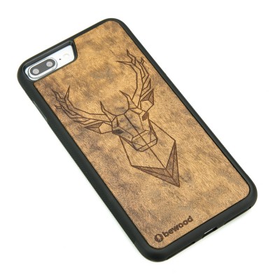 Picture 2 for: Apple iPhone 7 Plus / 8 Plus Deer Imbuia Wood Case