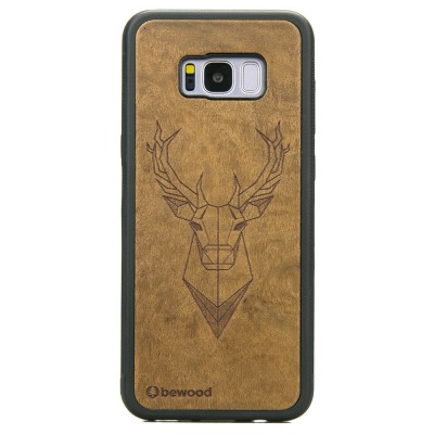 Picture for: Samsung Galaxy S8+ Deer Imbuia Wood Case