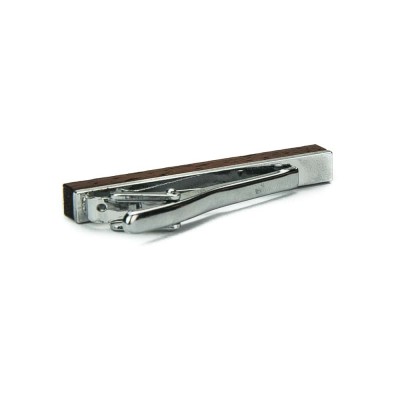 Picture 2 for: Wooden Tie Clip Padouk