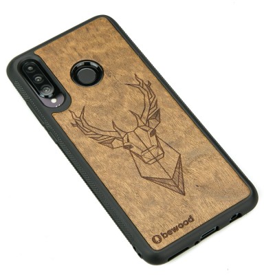 Picture 2 for: Huawei P30 Lite Deer Imbuia Wood Case