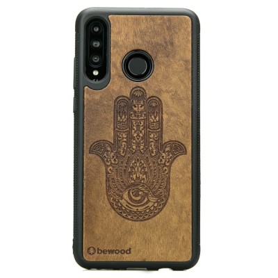 Picture for: Huawei P30 Lite Hamsa Imbuia Wood Case