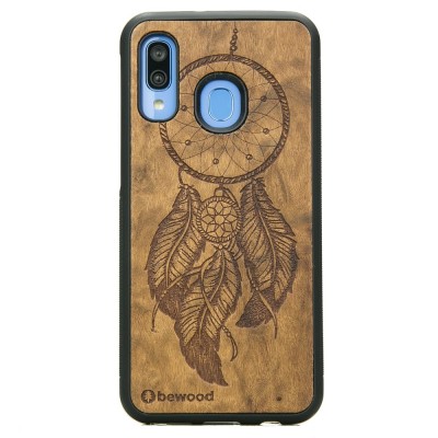 Obrazek dla: Drewniane Etui na Samsung Galaxy A40 ŁAPACZ SNÓW IMBUIA
