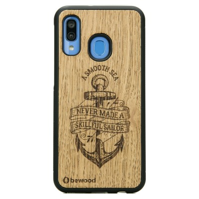 Picture for: Samsung Galaxy A40 Sailor Oak Wood Case