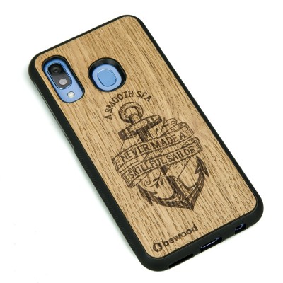 Picture 2 for: Samsung Galaxy A40 Sailor Oak Wood Case