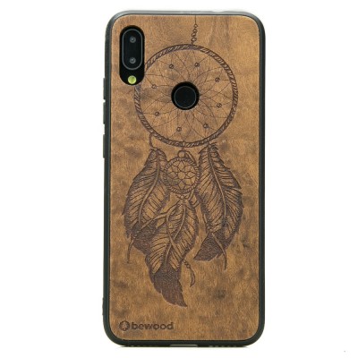 Obrazek dla: Drewniane Etui Xiaomi Redmi Note 7 ŁAPACZ SNÓW IMBUIA
