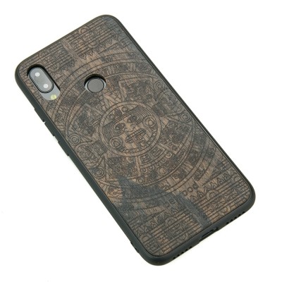 Picture 2 for: Xiaomi Redmi Note 7 Aztec Calendar Ziricote Wood Case
