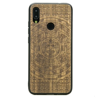 Picture for: Xiaomi Redmi Note 7 Aztec Calendar Limba Wood Case