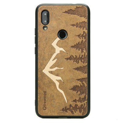 Obrazek dla: Drewniane Etui Xiaomi Redmi 7 GÓRY IMBUIA
