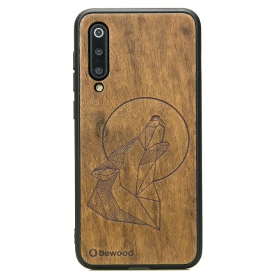 Obrazek dla: Drewniane Etui Xiaomi Mi 9 SE WILK IMBUIA